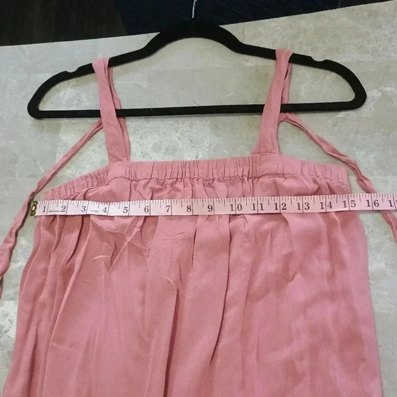 Old Navy Womens Mauve-ish Maxi Dress Spaghetti Strap Size Small - Picture 8 of 10